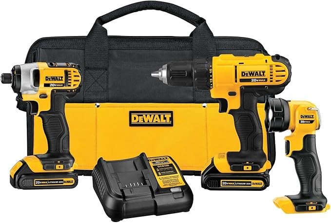 DEWALT DCK340C2 20V Max 3-Tool Combo Kit with oscillating tool