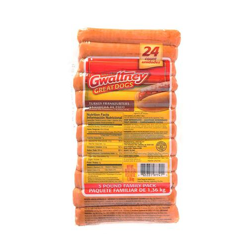 Gwaltney Turkey Sausage 1.36 kg / 3 lb