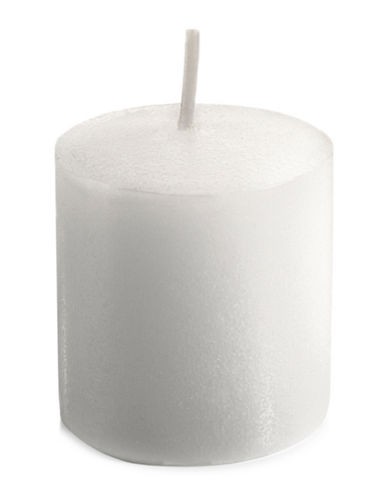 Candle 3x4" Pillar White Unscented