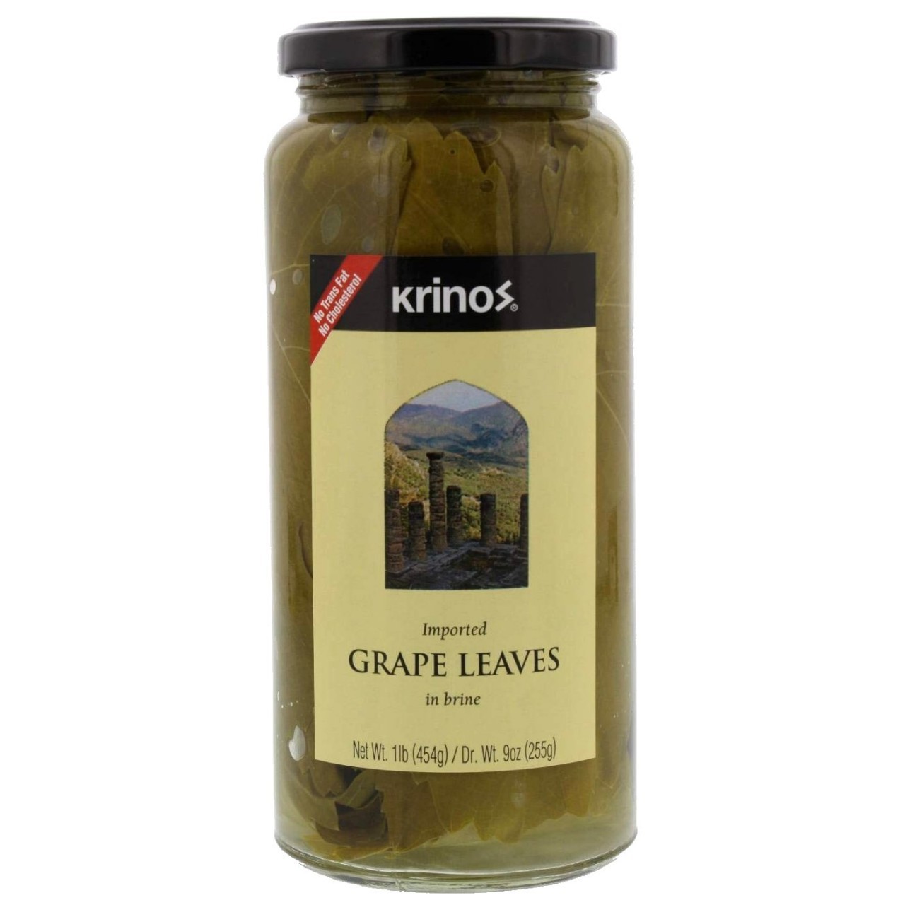 KRINOS GRAPE VINE LEAVES 16oz