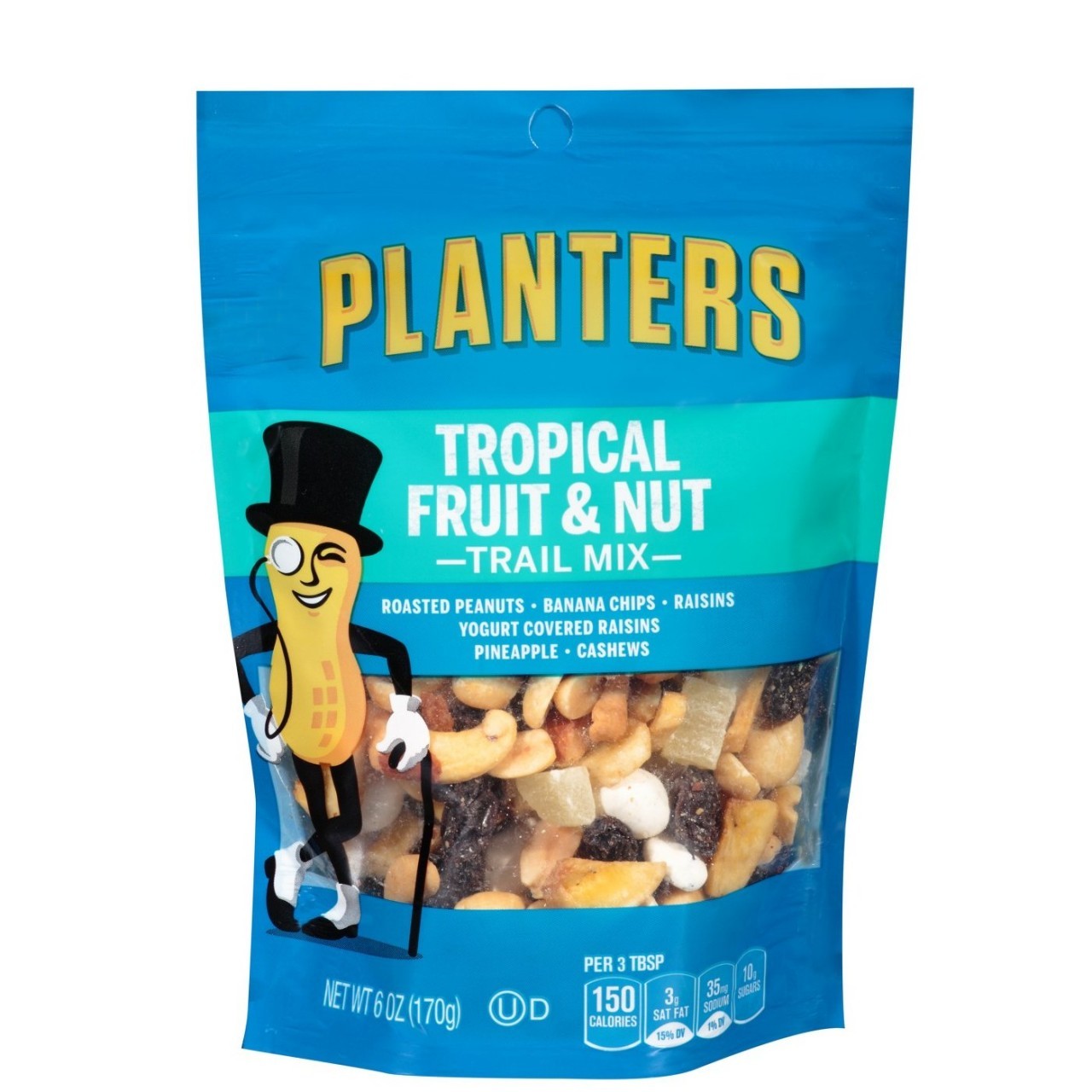 PLANTERS TRAIL MIX TROPICAL FRT NUT 6oz