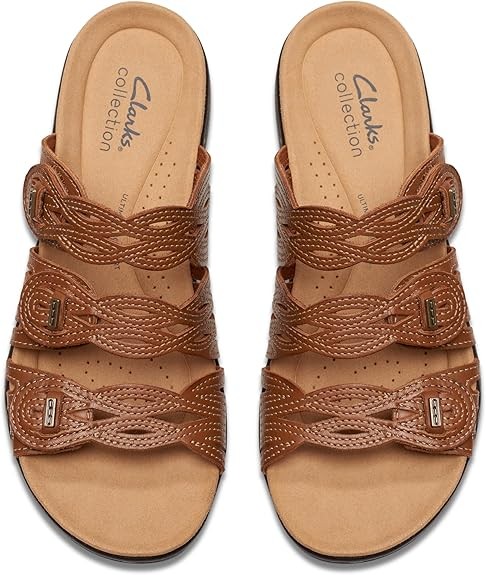 Clarks Womens Laurieann Ruby : Tan Leather