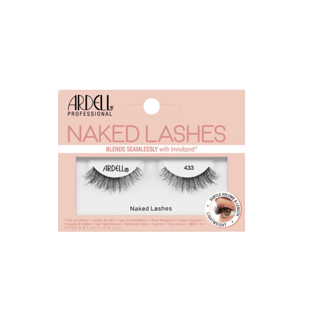 Ardell Naked Lashes #433 Price:$621.33 JMD Price varies with currency exchange rates and may be different than in store. SKU:11-72003Brand:ArdellAvailability:Usually ships within 2-4 daysGift Wrapping